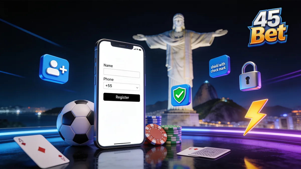 Bônus de cassino 45bet — 45 bet no Brasil