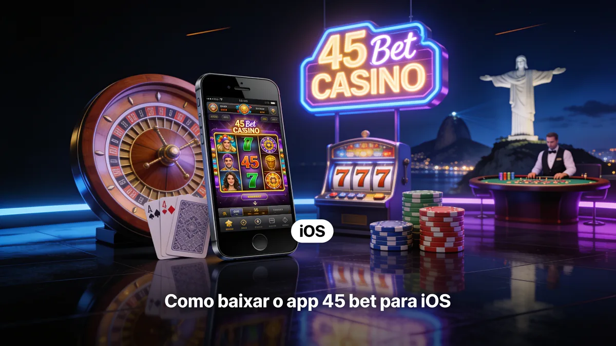Como baixar o app 45 bet para iOS para jogadores no Brasil